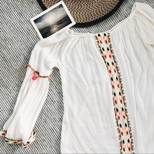 Beach Embroidered Swimsuit Coverup